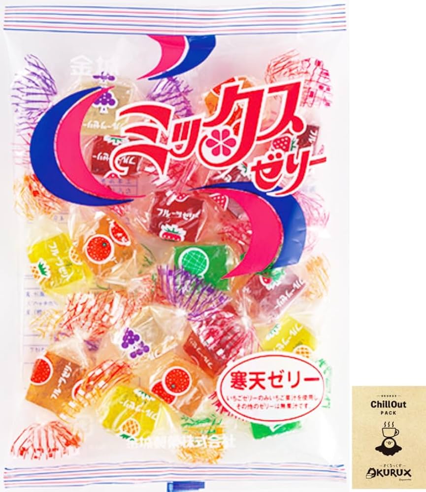 Amazon.co.jp: OKURUX 金城製菓 ミックスゼリー 190g ×1袋